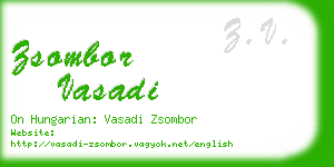 zsombor vasadi business card